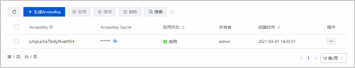 AccessKey管理