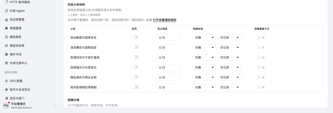 ZStack Zentrix 产品界面